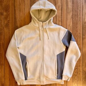 Cruyff Men’s Hoodie | Cream & Gray | Medium
